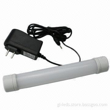 2.5W 21cm Mini Rechargeable LED Tube with 100 to 240V AC Input Voltage, 50/60Hz Frequency
